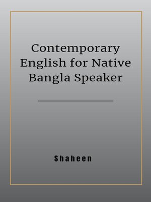 cover image of Contemporary English for Native Bangla Speaker